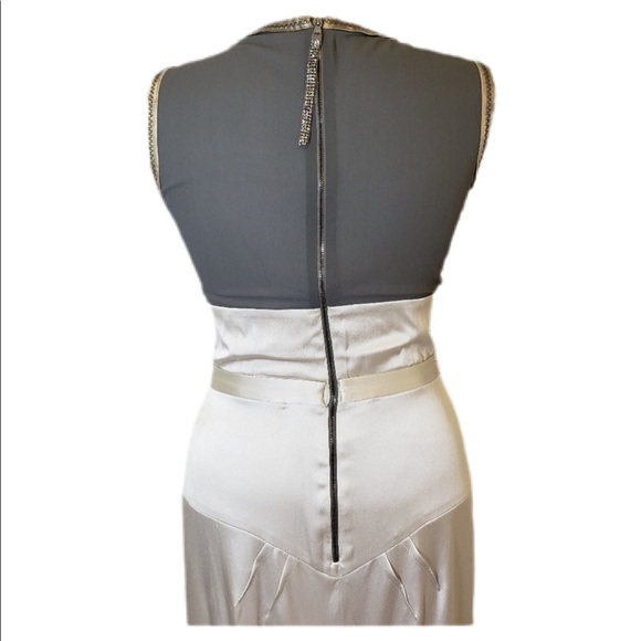 Dolce & Gabbana Silver Silk Dress - Picture 6 of 6